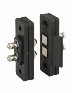 Contatto elettrico a perni, struttura in nylon per serrature elettriche, universale – THIRARD