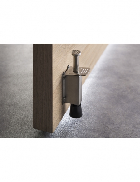 Vista aggiuntiva 1 di Fermaporta in acciaio inox 140 mm – THIRARD
