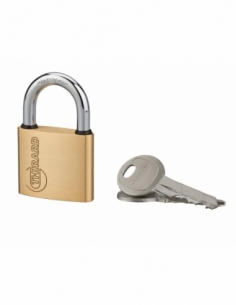 Lucchetto Ruck, ottone, interno, arco in acciaio, 40 mm, 2 chiavi – THIRARD