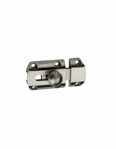 Chiusura a chiavistello per porta, scrocco 15 mm, nichel satinato – THIRARD