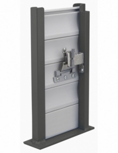 Blocco per tapparelle, saracinesche, antisollevamento, acciaio ino x, 67 x 71 mm, 2 pezzi – THIRARD