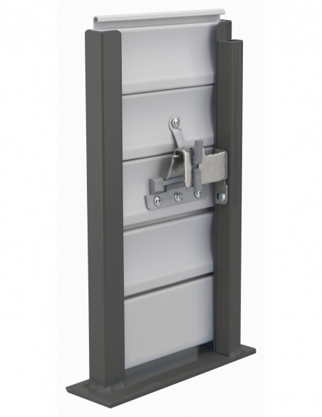 Vista aggiuntiva 1 di Blocco per tapparelle, saracinesche, antisollevamento, acciaio ino x, 67 x 71 mm, 2 pezzi – THIRARD