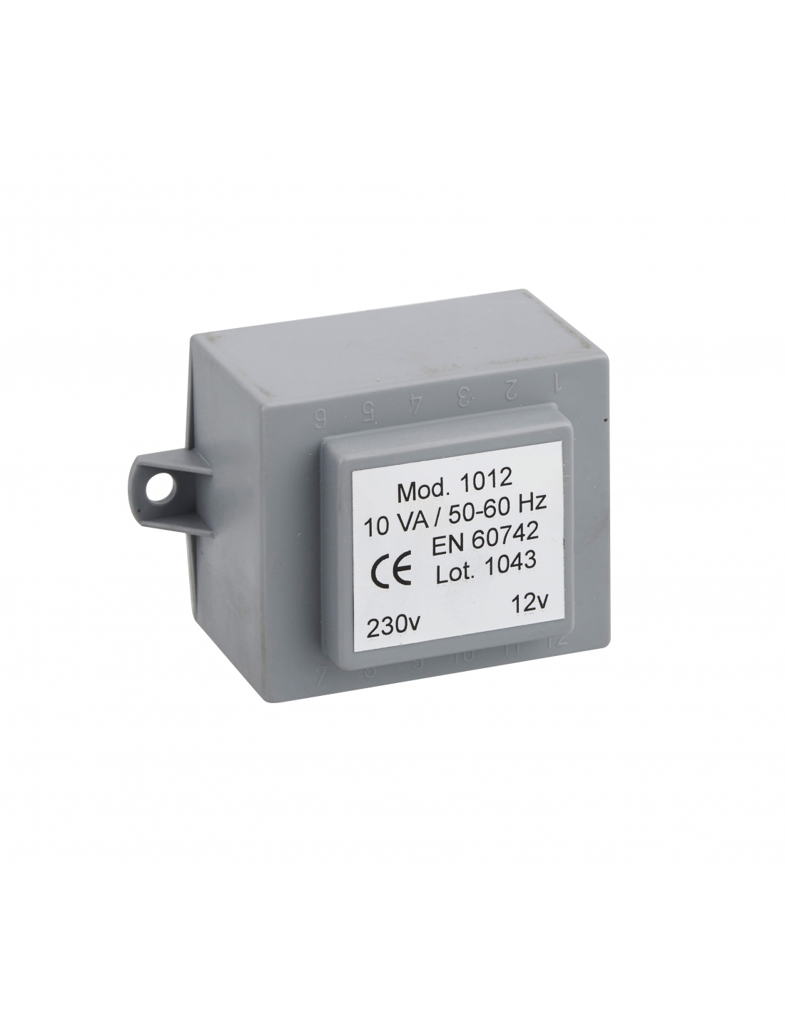 Trasformatore 220 - 12V impulso per serrature elettriche, grigio