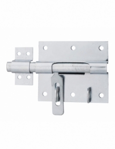 Serratura per cancello con porta a lucchetto, chiusura a chiavistello Ø 14 mm – Serrurerie de Picardie