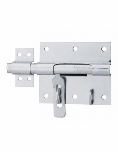 Serratura per cancello con porta a lucchetto, chiusura a chiavistello Ø 14 mm – Serrurerie de Picardie