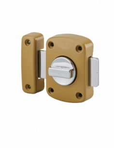 Catenaccio automatico per porta mobile, 50 mm, bronzo – Serrurerie de Picardie