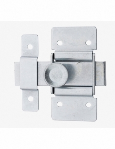 Chiusura a chiavistello per mobili, 40 mm, acciaio galvanizzato, chiusura a chiavistello piatto – Serrurerie de Picardie