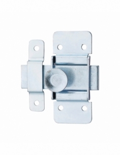 Chiusura a chiavistello per mobili, 30 mm, acciaio galvanizzato, chiusura a chiavistello piatto – Serrurerie de Picardie