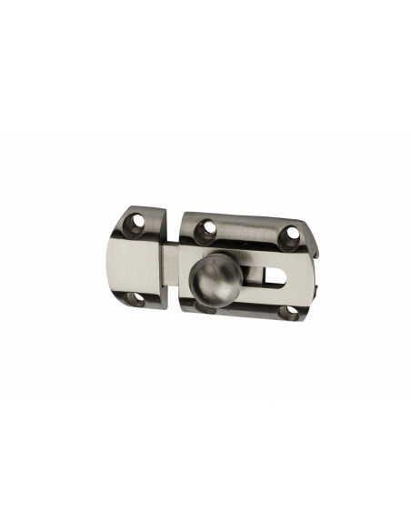 Chiusura a chiavistello per mobili, 45 mm, nichel satinato, chiusura a chiavistello piatto – Serrurerie de Picardie