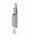Fermaporta a pedale, montaggio su porta, lunghezza 150 mm, laccato argento – Serrurerie de Picardie
