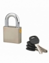 Lucchetto a chiave Quadra, in acciaio, 50 mm, arco in acciaio temprato nichelato, 4 chiavi reversibili – Serrurerie de Picardie