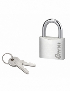Lucchetto in alluminio 40 mm, arco in acciaio cementato nichelato, 2 chiavi – Serrurerie de Picardie