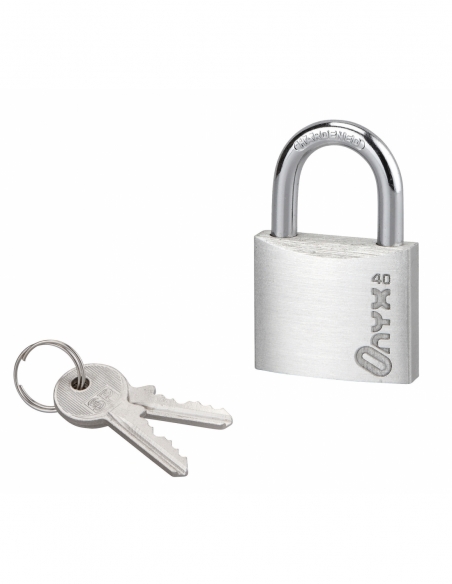 Lucchetto in alluminio 40 mm, arco in acciaio cementato nichelato, 2 chiavi – Serrurerie de Picardie