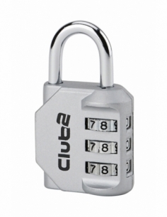Lucchetto Club 2 per interno 30 mm, arco in acciaio, combinazione a 3 cifre – Serrurerie de Picardie