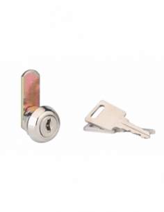 Serratura a camme per cassetta postale, nichelata, profondità 0,8–1,2 mm, 2 chiavi – Serrurerie de Picardie