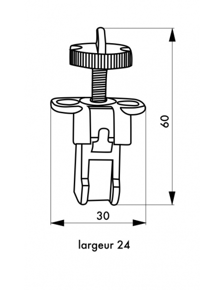 Blocco di sicurezza mini per interruttore doppio, lucchettabile, Lockout Tagout LOTO - THIRARD