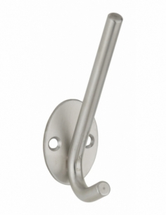 Appendiabiti INOX, gancio a uncino, acciaio inossidabile, H.102mm, satinato - THIRARD