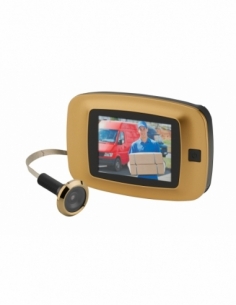 Spioncino, visore video digitale 105°, oro - THIRARD