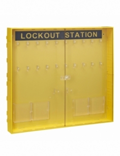 Armadio procedurale con porta 20 lucchetti, lucchettabile, Lockout Tagout LOTO - THIRARD