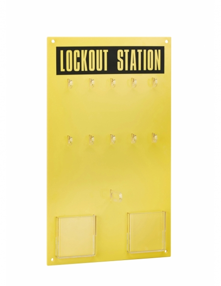 Armadio procedurale senza porta, capacità 10 lucchetti, Lockout Tagout LOTO - THIRARD