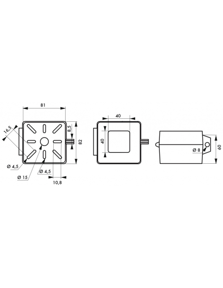 Blocco di sicurezza per Manopola quadrata, Lockout Tagout LOTO - THIRARD