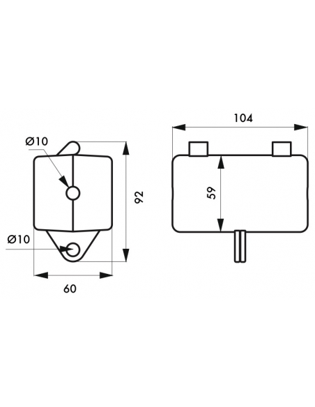 Dispositivo di bloccaggio per presa 220V, bloccato da 1 lucchetto, Lockout Tagout LOTO - THIRARD