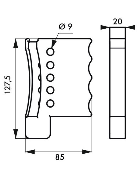 Cavo di blocco regolabile Ø 3 mm lunghezza 1,80 m, Lockout Tagout LOTO - THIRARD