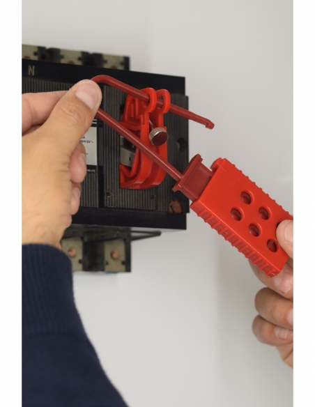 Vista aggiuntiva 1 di Ganascia multipla in nylon per 6 lucchetti – THIRARD
