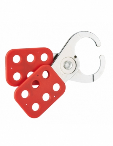 Ganascia isolata in acciaio Ø 26 mm per 6 lucchetti , Lockout Tagout LOTO - THIRARD