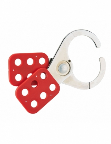 Ganascia isolata in acciaio Ø 39 mm per 6 lucchetti , Lockout Tagout LOTO - THIRARD