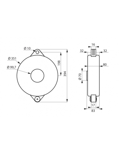 Blocco di sicurezza per valvola Ø 254 / 330 mm, lucchettabile, Lockout Tagout LOTO - THIRARD