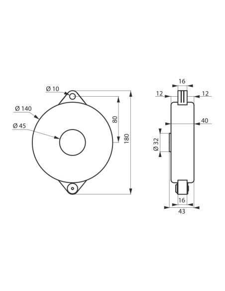 Blocco di sicurezza per valvola Ø 63 / 127 mm, lucchettabile, Lockout Tagout LOTO - THIRARD