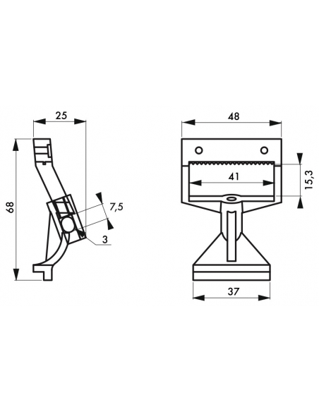 Blocco per interruttore, rosso, lucchettabile, Lockout Tagout LOTO - THIRARD