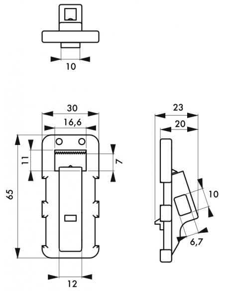 Blocco per interruttore, lucchettabile, Lockout Tagout LOTO - THIRARD