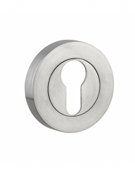 Coppia di maniglie collegate con impugnatura destra, quadro 7 mm, nichel satinato – THIRARD