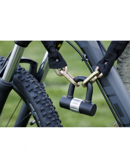 Vista aggiuntiva 1 di Catena rivestita in nylon, lunghezza 0,90 m, 2 chiavi – THIRARD