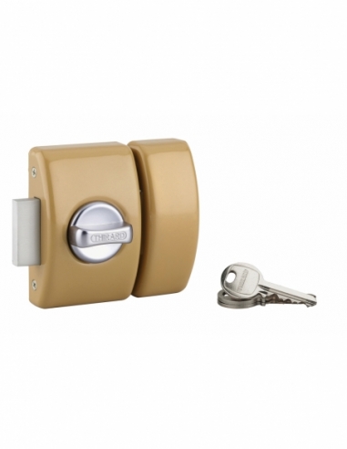 Cilindro DESIGN a 5 perni, 50 mm, bronzo, 3 chiavi – THIRARD