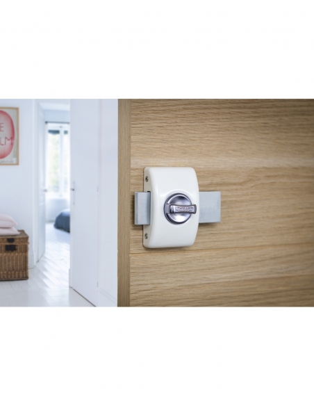 Vista aggiuntiva 1 di Cilindro DESIGN a 5 perni, 40 mm, bianco, 3 chiavi – THIRARD