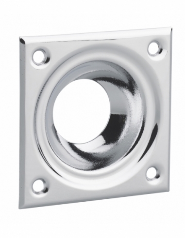 Borchia per cilindro tondo, Ø23 mm, ottone cromato – THIRARD