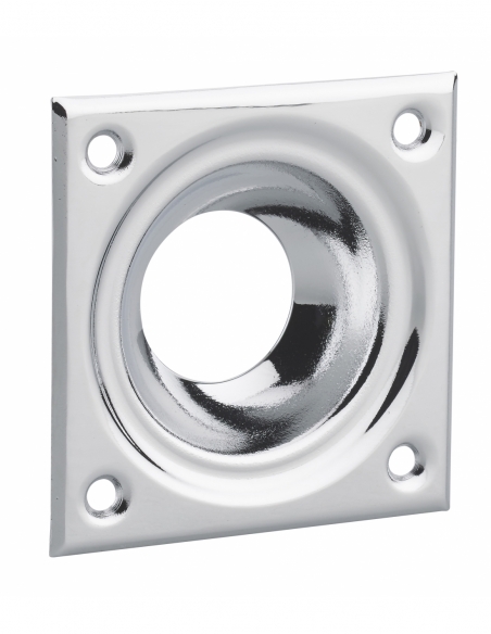 Borchia per cilindro tondo, Ø23 mm, ottone cromato – THIRARD