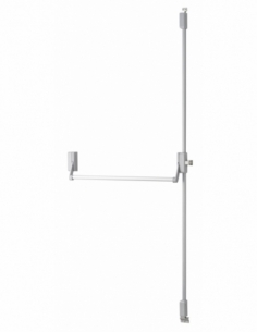 Serratura antipanico a 2/3 punti superiore e inferiore, reversibile, verniciata grigia, porta max 1150 mm – THIRARD