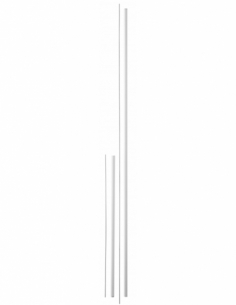 Kit prolunga superiore e inferiore verniciato bianco per porta, altezza max 3 m – THIRARD