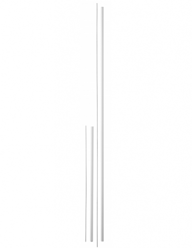 Kit di estensione per serratura maniglione antipanico, superiore e inferiore, per altezza porta 3m max, bianco - THIRARD