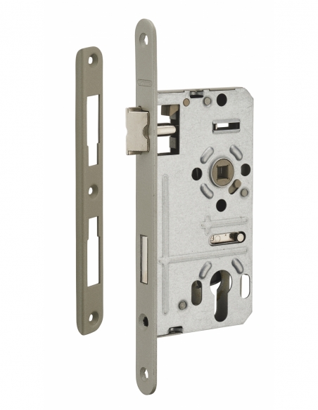 Cassa serratura per cilindro europeo, asse 55 mm, interasse 72 mm, destra – THIRARD