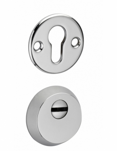 Coppia di rosette di sicurezza cromate – THIRARD