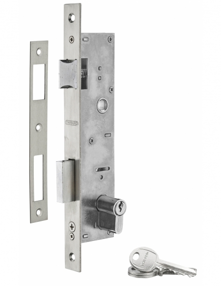Serratura con asse 30 mm e cilindro profilato L 45 mm, T22, 3 chiavi – THIRARD
