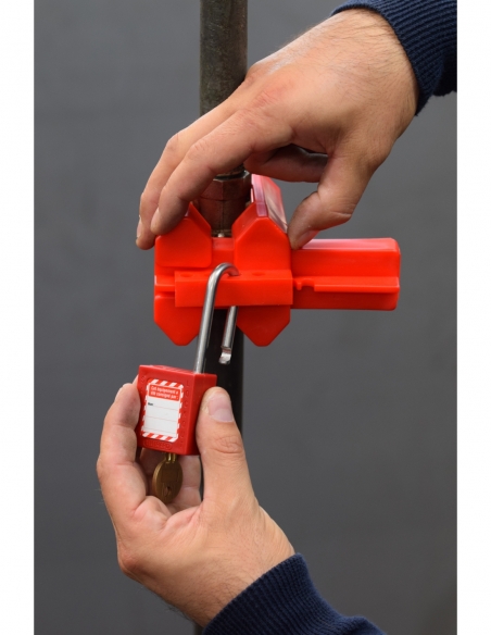 Blocco di regolazione PP 1/4 giro set point della valvola (da 1/2 a 2 1/2), Lockout Tagout LOTO - THIRARD