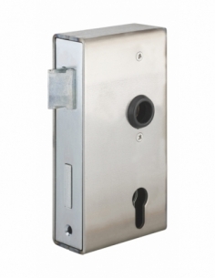 Serratura da saldare per cilindro europeo e cancello, asse 60 mm, tubo 40 mm – THIRARD