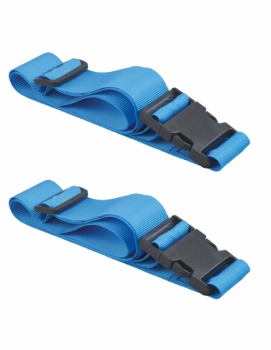 Set di 2 cinghie per bagagli da 1,80 m con fibbia a clip – THIRARD