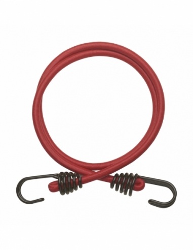 Set di 2 tenditori in gomma a gancio, 8mmx1m, rosso - THIRARD